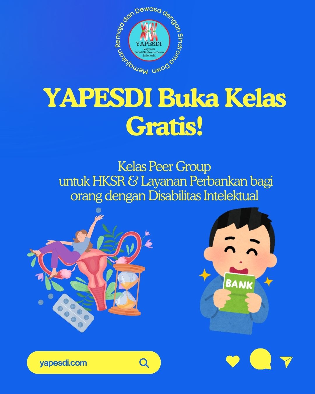 YAPESDI Buka Kelas Gratis!